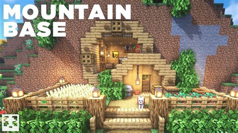 Minecraft | Mountain Base Tutorial [Starter Base] - YouTube