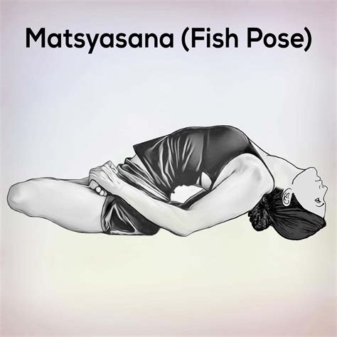 Matsyasana Fish Pose Benefits steps precautions - nexoye