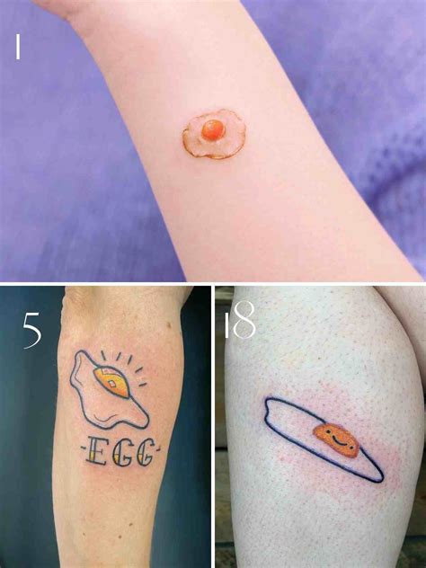 43 Egg-cellent Egg Tattoos For Small Breakfast Mornings - Tattoo Glee