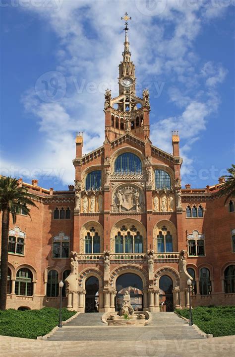 Hospital de Sant Pau in Barcelona 1128772 Stock Photo at Vecteezy