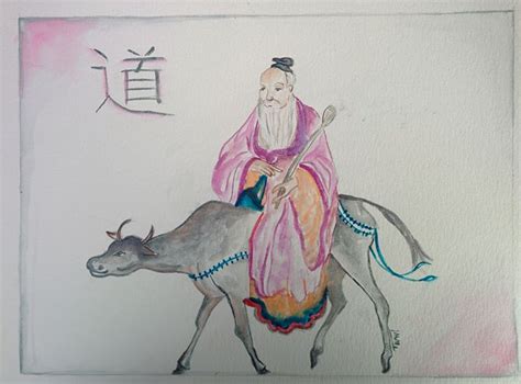 Lao Tzu on water Buffalo - MajesticElixir - Paintings & Prints, Ethnic ...