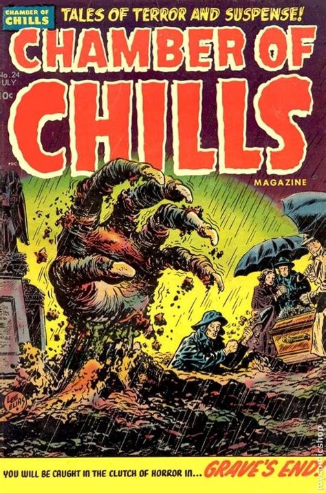 CHAMBER OF CHILLS 24, GOLDEN AGE HARVEY COMICS | Horror comics, Scary comics, Comic book genres