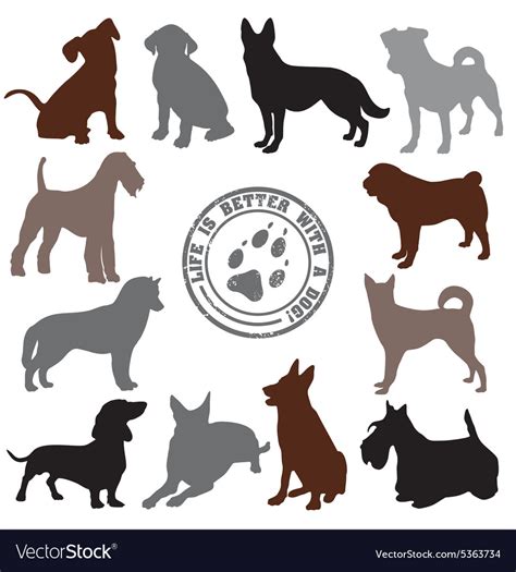 Dogs Royalty Free Vector Image - VectorStock