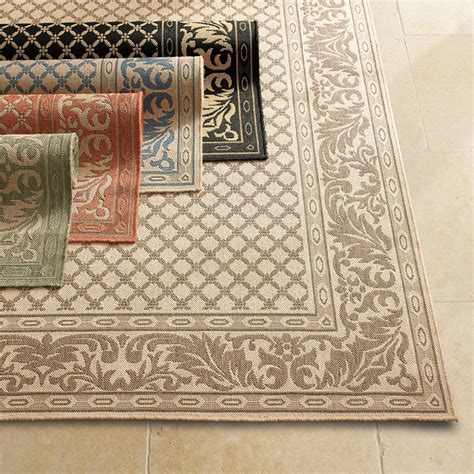 Ashworth Outdoor Area Rug - Traditional - Outdoor Rugs - by FRONTGATE