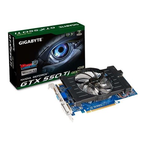 GIGABYTE GeForce GTX 550 Ti - 1GB GDDR5 RAM - Grafikkort | Billig