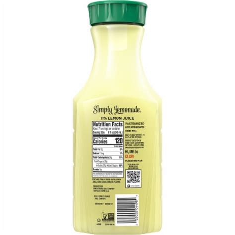 Simply Lemonade® Juice Drink, 52 fl oz - Fry’s Food Stores