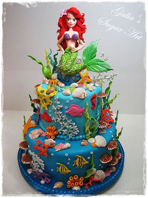 grandmother birthday cake ideas - Google Search | Little mermaid cakes ...