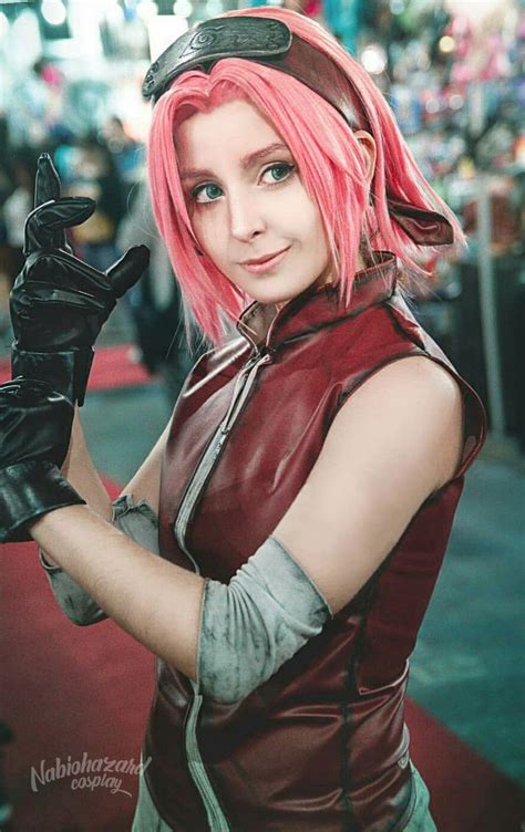 Sakura Haruno Cosplay - Naruto Shippuden | Cosmaker, Cosplay, Fotos maravilhosas