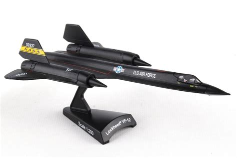 NASA Lockheed YF-12 SR-71 Blackbird 1/200 Diecast Model with Stand – Acapsule Toys and Gifts