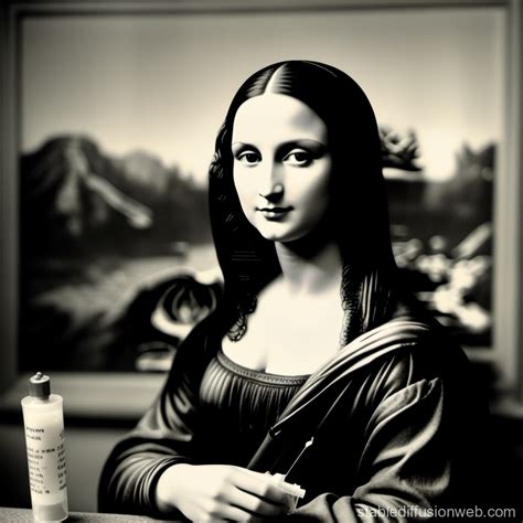 Mona Lisa with a Syringe | Stable Diffusion Online