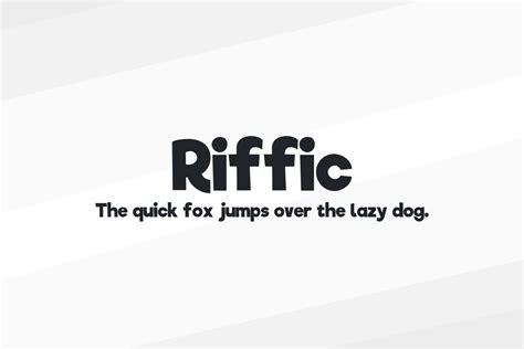 Riffic Font - Download Free - JustFreeFonts.com