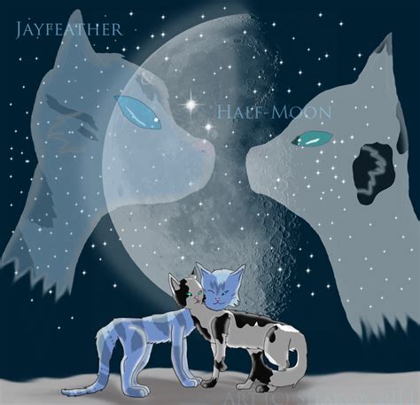 Jayfeather and Half-Moon by shakoa on DeviantArt