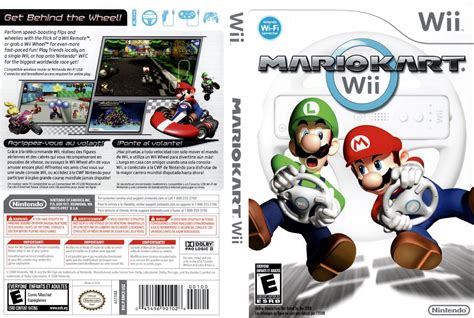 Mario Kart Wii - Nintendo Wii Game Covers - Mario Kart Wii DVD NTSC f ...