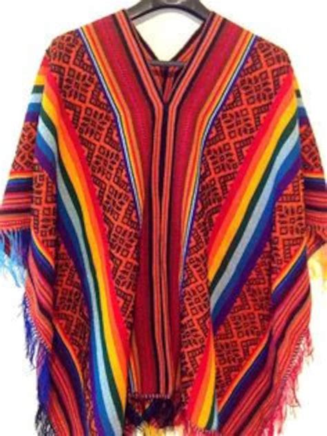 Free Shipping DHL Gift Peruvian Poncho Rustic Poncho | Etsy