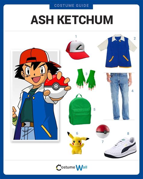 Pokemon Ash Ketchum Cosplay Costume Style C | ubicaciondepersonas.cdmx ...