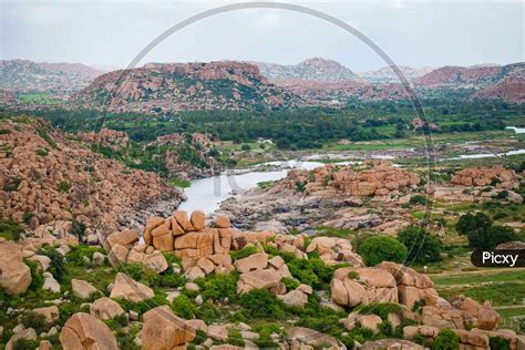 Image of Landscape of Hampi hills-PZ194305-Picxy