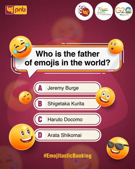 Punjab National Bank on Twitter: "Get ready for the spectacular facts of emojis on World Emoji ...