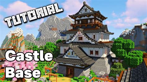 Fantasy Japanese Castle Base | Minecraft Tutorial - YouTube