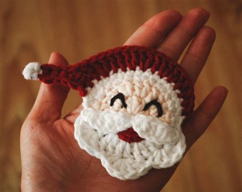 Crochet Santa Clause,crochet Santa Claus Face, Crochet Christmas ...