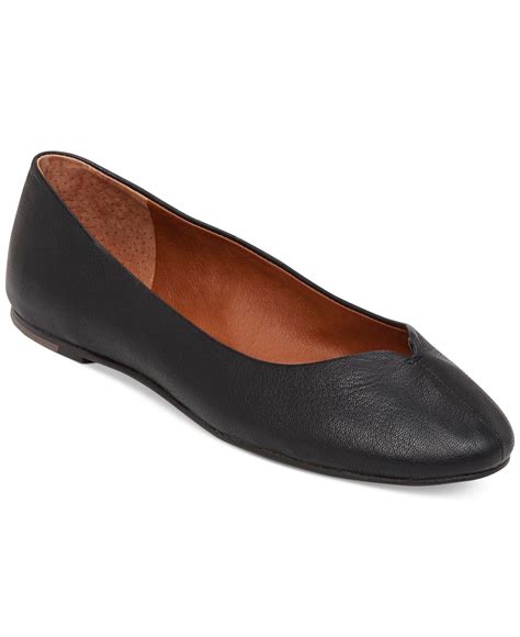 Lucky brand Women's Finorah Ballet Flats in Black | Lyst