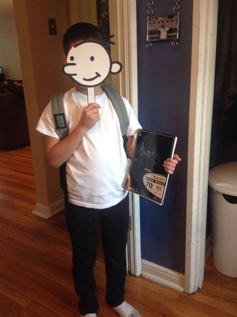 Best homemade Greg Heffley costume. Favorite book character day #characterdayspiritweek … | Book ...