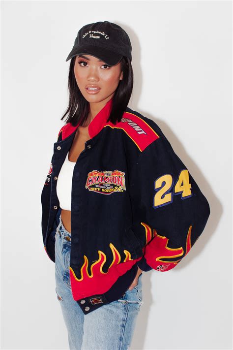 We’re obsessed with these vintage nascar jackets right now!!! Jacket ...