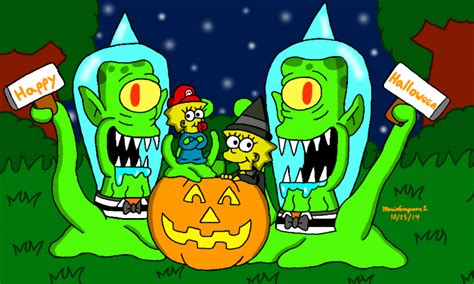 Halloween with Kang and Kodos by MarioSimpson1 on DeviantArt