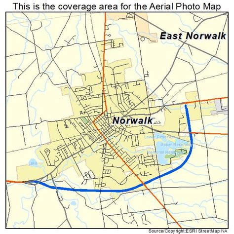 Aerial Photography Map of Norwalk, OH Ohio