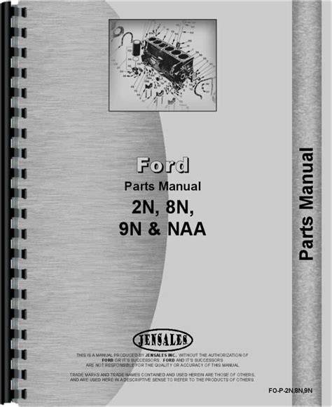 Ford 9N Tractor Parts Manual