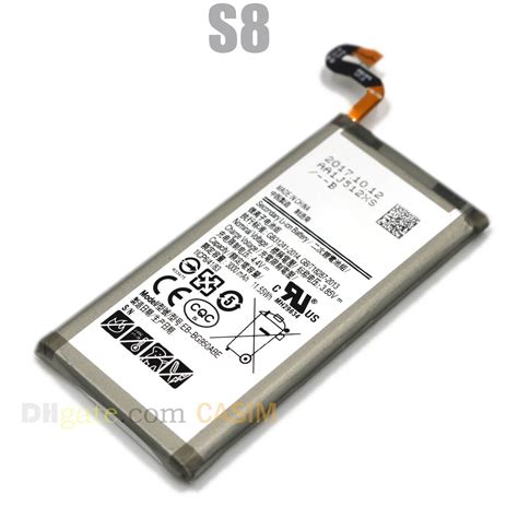 For Samsung Galaxy S8 Battery EB BG950ABE 3000mAh High Capacity Built In Replacement Galaxy S8 ...