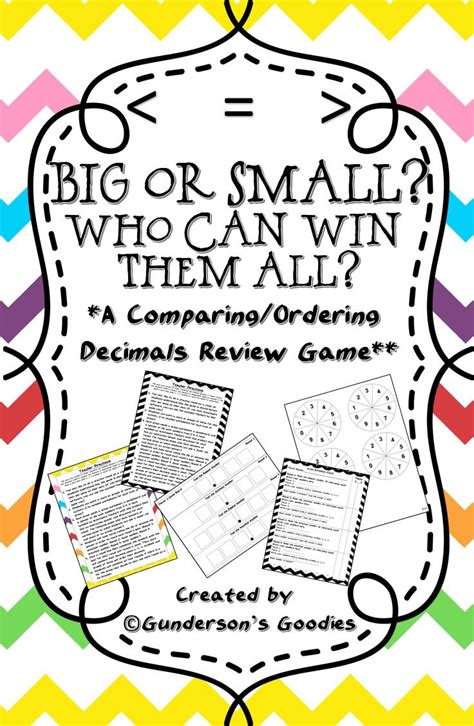 Looking for a game to practice comparing and ordering decimal numbers? This fun, competitive ...