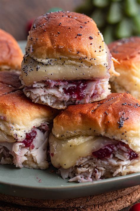 Turkey Cranberry Sliders (Easy Recipe!) - Olivia's Cuisine