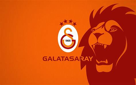 Galatasaray FC, black wall, logo, Super Lig, darkness, Turkish football ...