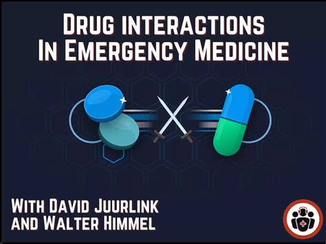 Drug Interactions for Emergency Medicine | EM Cases