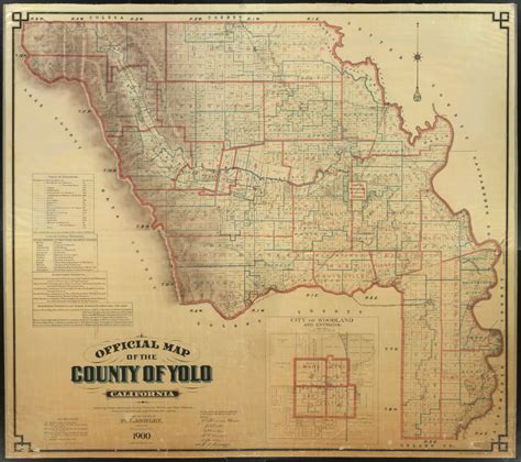 Official Map of Yolo County, California, 1900. - David Rumsey Historical Map Collection