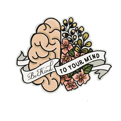 Mental Health really does Matter. This Be Kind to your mind sticker ...