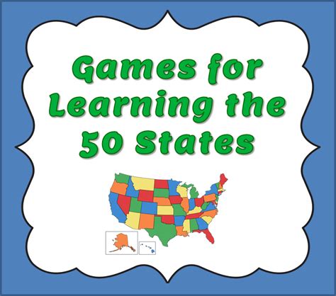 Fun Games for Learning the 50 States | Homeschool social studies, Teaching social studies ...