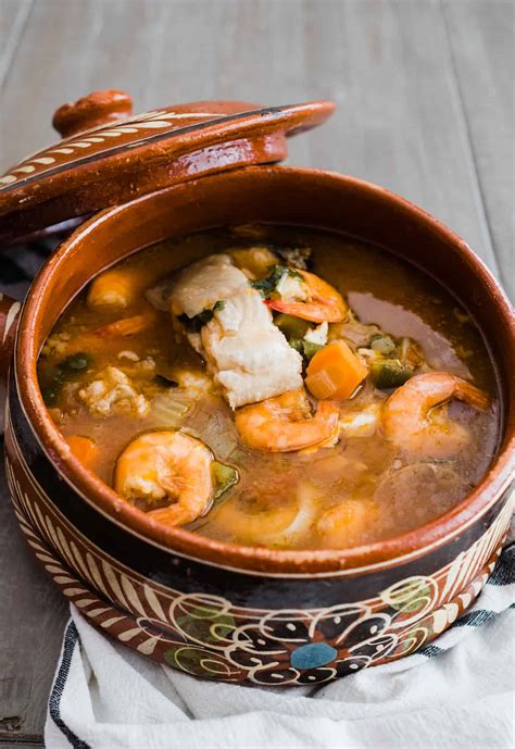 Caldo de Pescado y Camaron (Mexican Fish and Shrimp Soup) - Muy Bueno