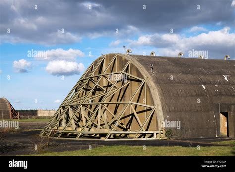 Hardened aircraft shelter on the former USAF base at Woodbridge Stock ...