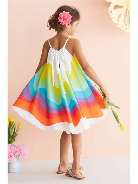 Girls Rainbow Dress - Chasing Fireflies