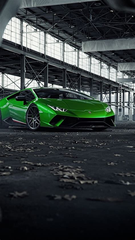 1080x1920 Green Lamborghini Huracan, sports car wallpaper | Green ...