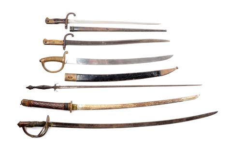 Lot Detail - LOT OF 6: EDGED WEAPONS.