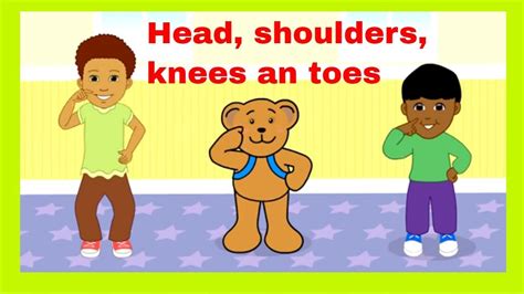 Head shoulders knees and toes bear | Starfall | | Starfall kids, Kids ...