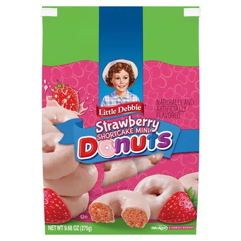 Little Debbie Mini Strawberry Donuts - Shop Snack Cakes at H-E-B