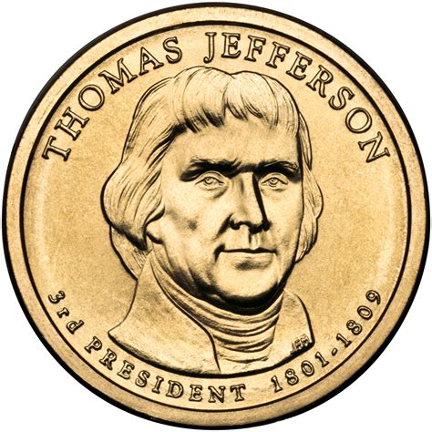 Archivo:Thomas Jefferson Presidential $1 Coin obverse.png - Wikipedia, la enciclopedia libre