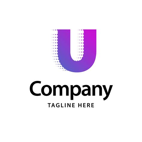 U Purple Logo. Business Brand identity design 19184907 Vector Art at ...