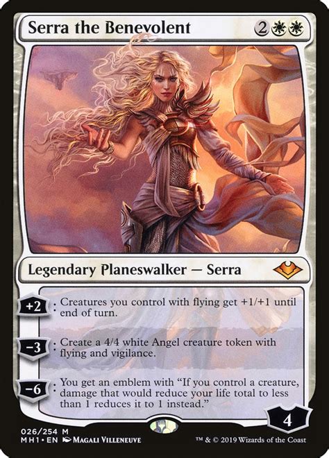 Serra the Benevolent | Magic the gathering cards, Mtg altered art ...