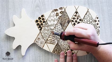 How to Wood Burn Patterns and Designs - YouTube