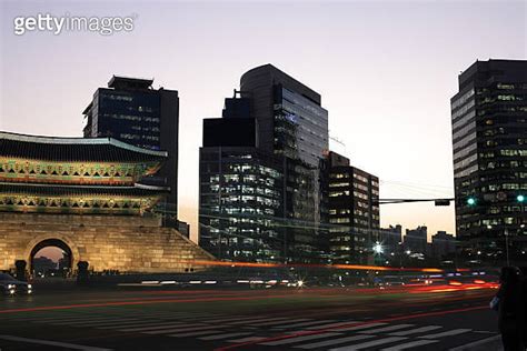 Night view of Namdaemun Gate 이미지 (172770740) - 게티이미지뱅크