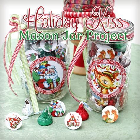 Printable Candy Jar Labels for the Holidays - The Graphics Fairy